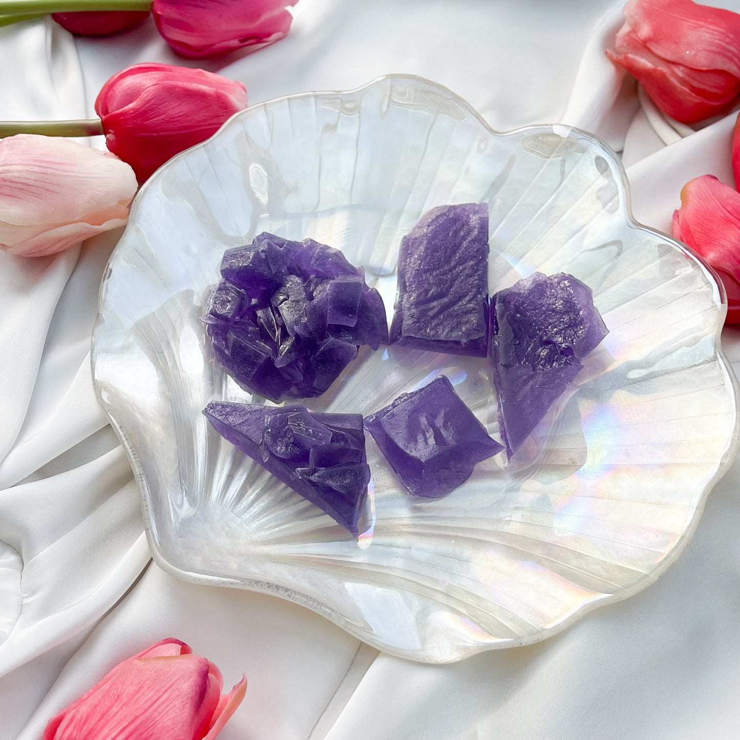 Grape Amethyst Crystal Candy