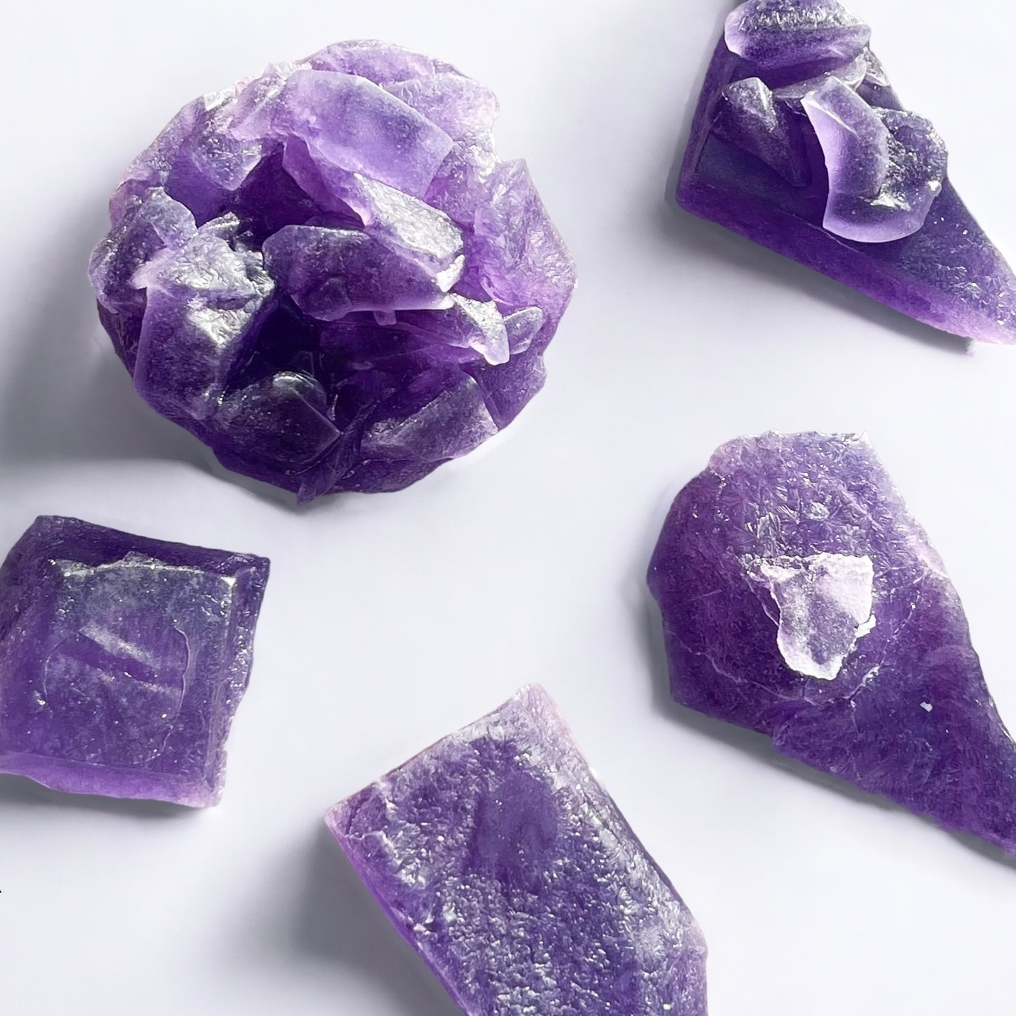 Grape Amethyst Crystal Candy